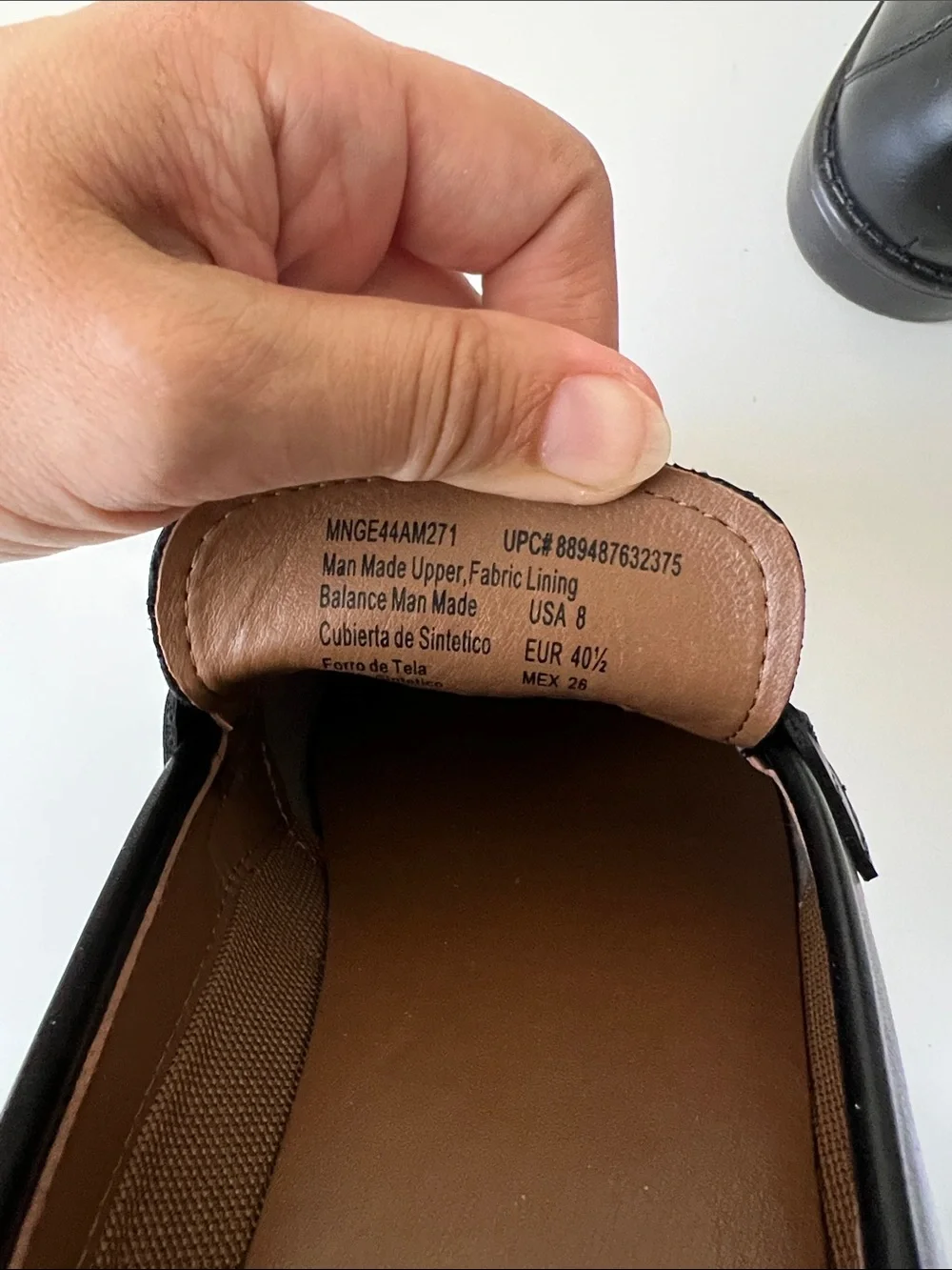 George Men's Jackey Black Slip-On Loafers with Metal Bit 8